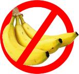 no bananas